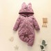 【0M-12M】Baby Cute Hooded Romper