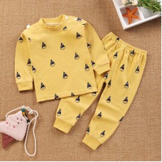 【6M-9Y】Kids Two-piece Cotton Home Suit