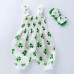 【6M-18M】Girls Sweet Cute Suspender Lace Lantern Jumpsuit - 3514