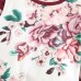 【0M-7Y】Girls Sweet Floral Print Red Dress And Romper ( Sold Separately ) - 33266