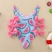 【6M-5Y】Cute Watermelon Print Bow Swimsuit