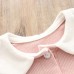 【0M-24M】2-piece Baby Cute Ruffled Long-sleeved Romper With Hat - 8011