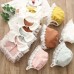 【0M-24M】2-piece Baby Cute Ruffled Long-sleeved Romper With Hat - 8011