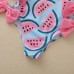 【6M-5Y】Cute Watermelon Print Bow Swimsuit