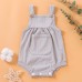 【0M-18M】Baby Cute Big Pocket Romper