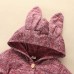 【0M-12M】Baby Cute Hooded Romper