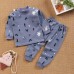 【6M-9Y】Kids Two-piece Cotton Home Suit