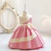 【3M-3Y】Girls Sweet Bowknot Sleeveless Back Princess Dress