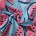 【6M-5Y】Cute Watermelon Print Bow Swimsuit