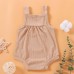 【0M-18M】Baby Cute Big Pocket Romper