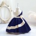 【3M-3Y】Girls Sweet Bowknot Sleeveless Back Princess Dress