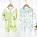 【6M-24M】Baby Cute Cartoon Print Long-sleeved Romper