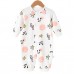 【6M-24M】Baby Cute Cartoon Print Long-sleeved Romper