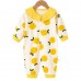 【6M-24M】Baby Cute Cartoon Print Long-sleeved Romper