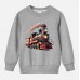 【12M-9Y】Boy Train Print Cotton Stain Resistant Long Sleeve Sweatshirt