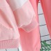 【12M-4Y】Girls Hit Color Stitching Two-piece Suit