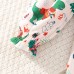 【2Y-7Y】Girl Cute Colorful Christmas Cartoon Print Long Sleeve Square Neck Dress