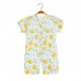 【3M-24M】Unisex Baby Onesies Soft Bamboo Antibacterial Cartoon Print Short Sleeve Romper