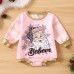 【3M-18M】Baby Girl Cute Plaid Christmas Santa Claus Print Romper