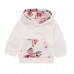 【9M-7Y】Girl 3-piece Floral Hooded Sweatshirt And Pants Set With Headband - 34166