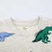 【18M-7Y】Boy Casual Colorful Dinosaur Printed Round Neck Sweatshirt