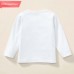 【12M-9Y】Boy Cute Excavator Print Cotton Stain Resistant Long Sleeve T-shirt