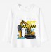 【12M-9Y】Boy Excavator Print Cotton Stain Resistant Long Sleeve T-shirt