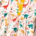 【2Y-7Y】Girl Casual Colorful Cartoon Animal Unicorn Floral Print Long Sleeve Dress