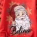 【3M-18M】Baby Girl Cute Plaid Christmas Santa Claus Print Romper