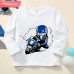 【12M-9Y】Boy Motorbikes Print Cotton Stain Resistant Long Sleeve T-shirt