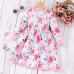 【2Y-7Y】Girl Casual Colorful Cartoon Animal Unicorn Floral Print Long Sleeve Dress