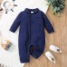 【0M-18M】Baby Long Sleeve Pajamas Romper