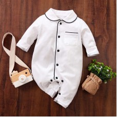 【0M-18M】Baby Long Sleeve Pajamas Romper