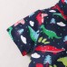 【18M-6Y】Boys 2-piece Dinosaur Print Short Sleeve Top And Shorts Set