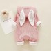 【3M-24M】Unisex Baby Thick Giraffe Embroidered Hooded Long Sleeve Romper