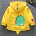 【12M-6Y】Boys Dinosaur Print Hooded Jacket (T-shirt Not Included)