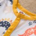 【0M-12M】Unisex Baby Dinosaur Print Long Sleeve Romper