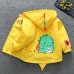 【12M-6Y】Boys Dinosaur Print Hooded Jacket (T-shirt Not Included)