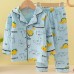 【18M-8Y】2-piece Boys Cotton Multicolor Cartoon Print Pajama Set