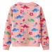 【18M-7Y】Girls Pink Dinosaur Print Long Sleeve Sweatshirt